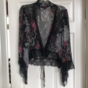 Betsey Johnson Collection Rare Vintage Gothic Top